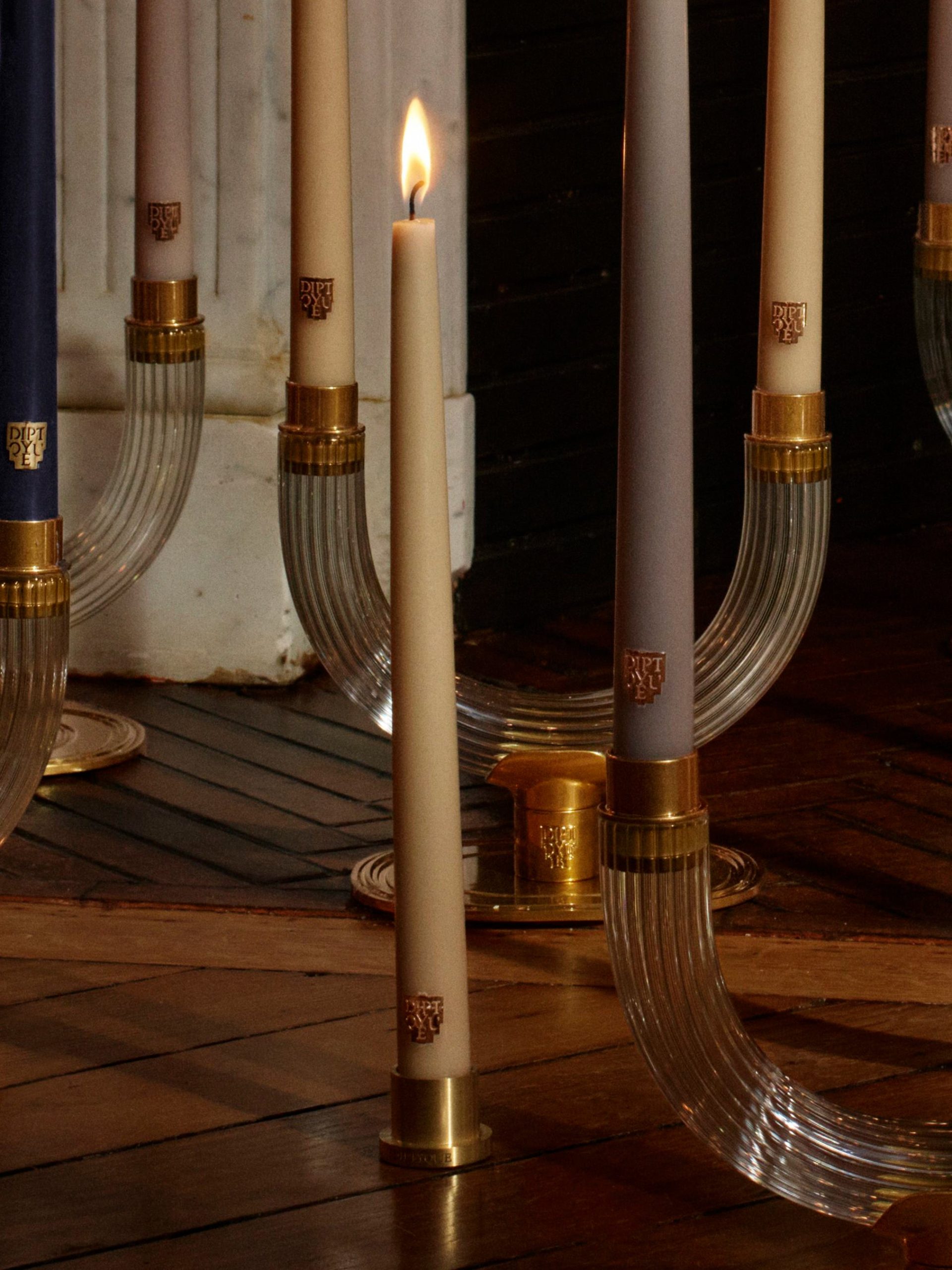 Ambre (Amber) - Taper candle - Image 3