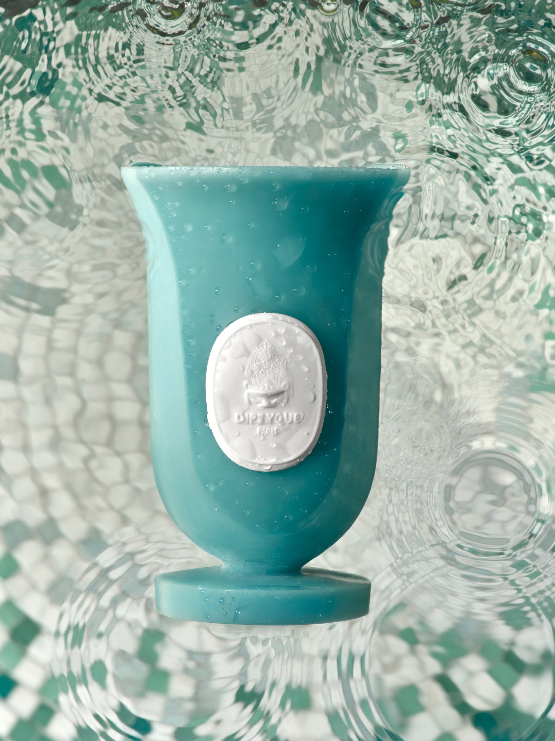 Water Garden Blue Medicis Vase - Small - Image 3