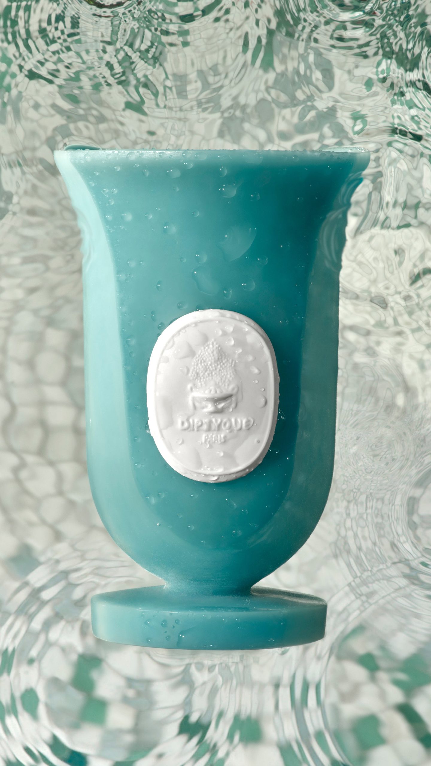 Water Garden Blue Medicis Vase - Small - Image 4